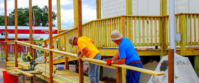 Guernsey shop teacher goes above and beyond in renovating the Guernsey VFW building