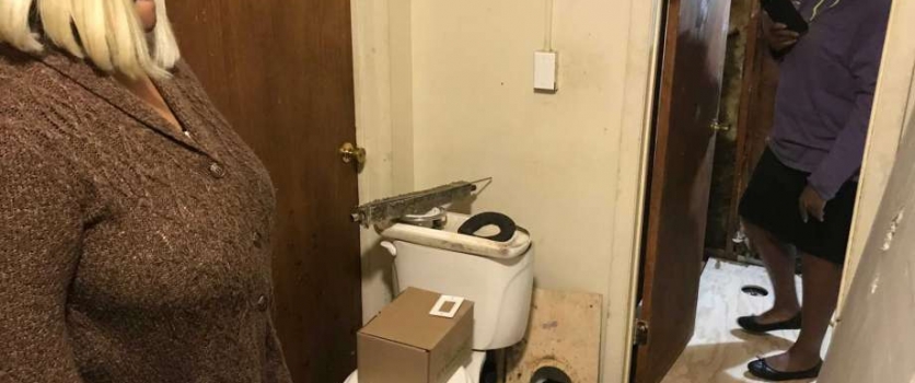 Surprise bathroom renovations inconvenience Stamford apartment residents